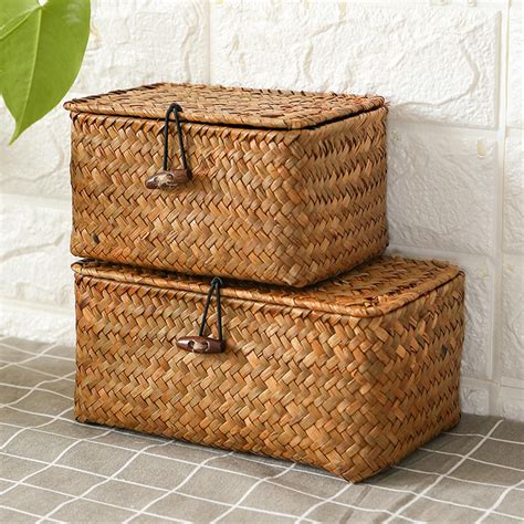 woven metal boxes|small woven baskets for storage.